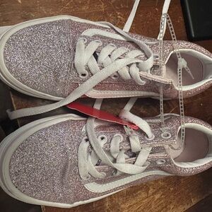 New with tags sparkle pink Vans size 1